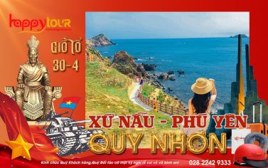 TOUR QUY NHƠN PHÚ YÊN - 3 NGÀY 3 ĐÊM -  XE GIƯỜNG NẰM - TOUR LỄ 2026