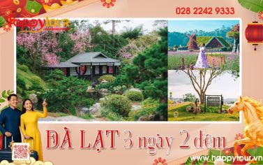 TOUR ĐÀ LẠT- THUNG LŨNG MAI ANH ĐÀO - 3 NGÀY 2 ĐÊM - TOUR TẾT 2026