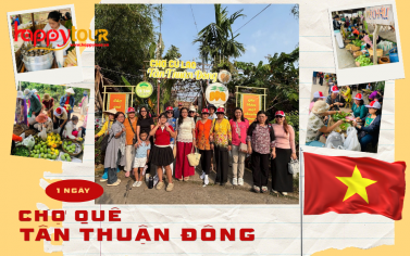 TOUR ĐỒNG THÁP -  XẺO QUÝT - CHỢ QUÊ 1 NGÀY 
